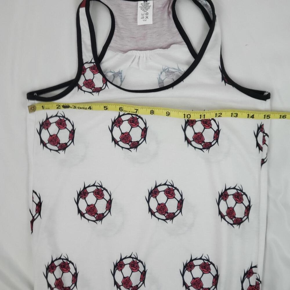 Fun Soccer Print Sleeveless Dress OOAK NEW Rose and Thorns - Picture 5 of 5